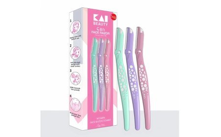 Experience Smooth Facial Hair Removal with KAI’s Innovative CAN Face Razor