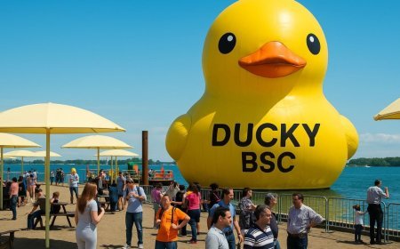 Duck BSC Builds the World’s Biggest Meme Duck — A Crypto Spectacle Ready to Sail from Dubai