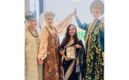 Dr. Geeta Bora Honored with Global Leader Award at India-Russia Summit in Moscow
