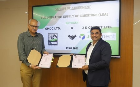 JK Cement Ltd. and GMDC Forge Long - Term Alliance for High-Quality Limestone Reserves in Gujarat