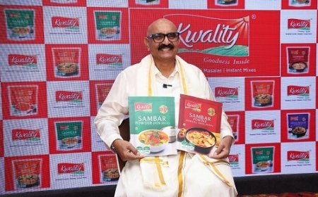 Celebrity Chef Sihi Kahi Chandru Becomes the Brand Ambassador for Kwality Foods' First-of-its-Kind Sambar Masalas tailored for Idli and Rice