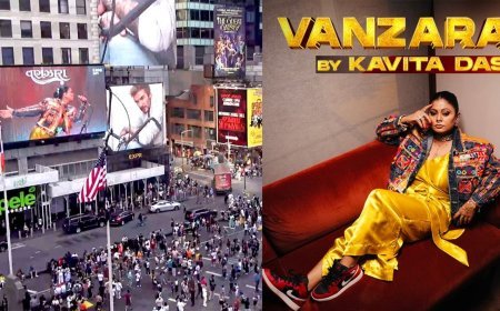 Gujarati Song ‘Vanzara’ by Kavita Das Goes Viral, graces the iconic Times Square billboard in New York