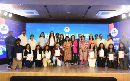 Future Leaders Chosen: Deakin University awards prestigious Vice Chancellor's Meritorious 100% Scholarships worth INR 60 million to 10 Indian students