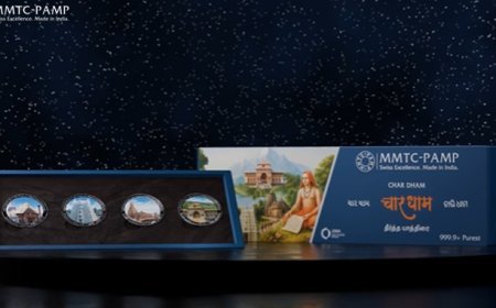 Divine Blessings in Silver: MMTC-PAMP Launches 99.99%+ Silver Char Dham 20gm Coin Series Honouring India's Spiritual Compass