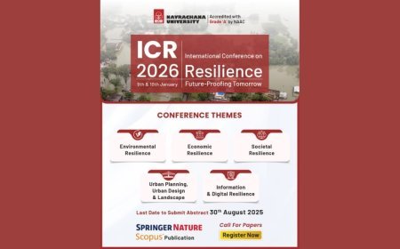 Navrachana University, Vadodara to Host ICR-2026: International Conference on Resilience