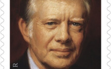 U.S. Postal Service Reveals New Forever Stamp Design Honoring Former President Jimmy Carter