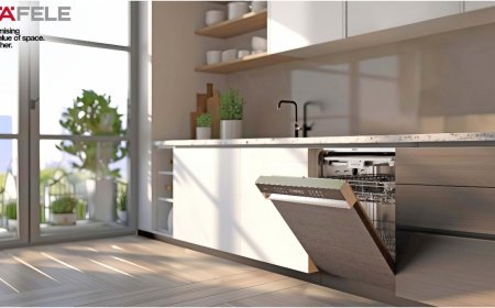 Hafele’s Valeriya Semi-Integrated Built-In Dishwasher