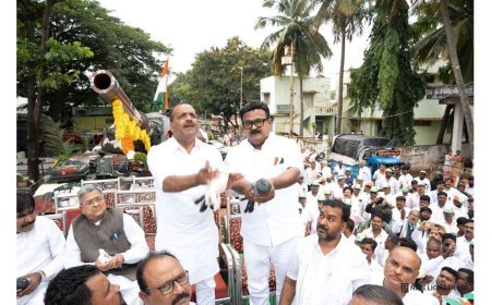 Historic T-55 “Shivashakti” Tank Installed in Ranebennur: A Symbol of Karnataka’s Military Pride