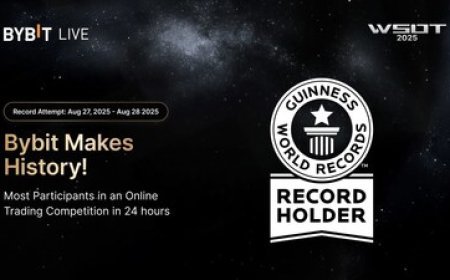 Bybit's WSOT Achieves New GUINNESS WORLD RECORDS™ Title With Highest Number of Online Trading Participants in a Day