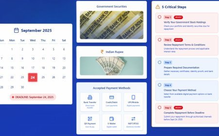 Government Stock 2025 Repayment: 5 Critical Steps Investors Must Take Before September 24 Deadline