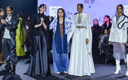 Where Cultures Collide: Lakmē Fashion Week X FDCI X Moscow Presented ‘Hatsibana’ By Fatima Shogenova