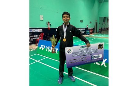 Surat Boy Vivaan Shah Wins Bronze at National Badminton Championship