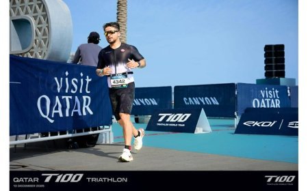 Niraj Kumar Borah finishes Qatar T100 AG Sprint Triathlon, builds momentum for Chennai Ironman 5150 on 11 January 2026