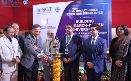SGT University Successfully Hosts the 2nd Bharat Higher Education Summit 2025