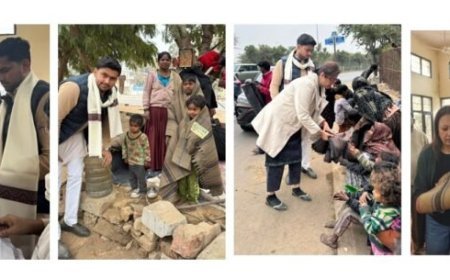 Councillor Kunal Yadav Partners with Nanhi Veena Women’s Welfare Foundation to Provide Winter Relief in Gurugram