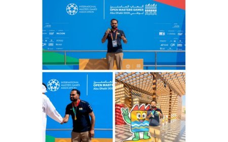 Chandra Mohan Tiwari Emerges as Highest Medal Winner in Masters Rifle Shooting at Abu Dhabi Open Masters Games 2026
