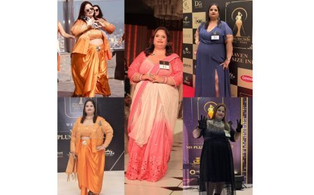 Shikha Agarwal Crowned Subtitle Winner Ms Elegance at Maven Ms Plus Size India, Inspires Women with Confidence