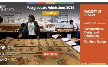 Faculty of Design at CEPT University Invites Applications to PG Programs 2026