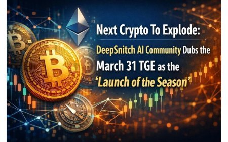 Next Crypto To Explode in Q2: DeepSnitch AI Community Dubs the March 31 TGE as the ‘Launch of the Season’, ETH at USD 2.1K, XRP Tests USD1.45