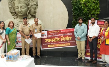 Surajya Nirman Pratishthan Foundation Organizes Mega Blood Donation Drive at Mantralaya, Mumbai