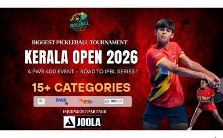 Kerala Open 2026: Kochi Set to Host the State’s Biggest Pickleball Tournament Yet