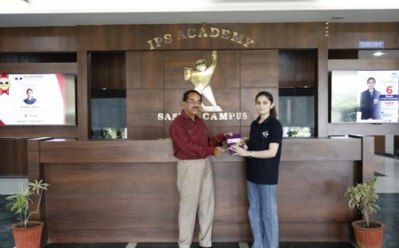 IPS Academy North Campus MBA Student Shines in DAVV Merit List with 6th Rank